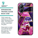 Electroplated Geometric Marble Glass Case for Realme C33