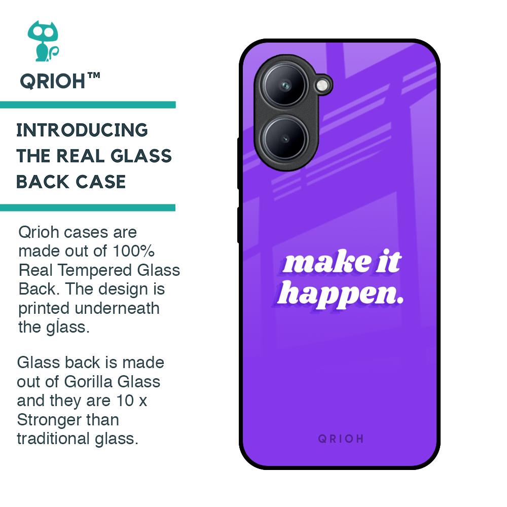 Make it Happen Glass Case for Realme C33