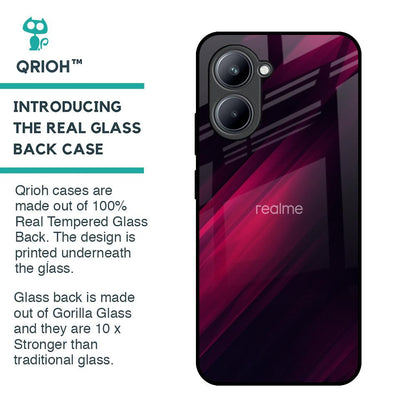 Razor Black Glass Case for Realme C33