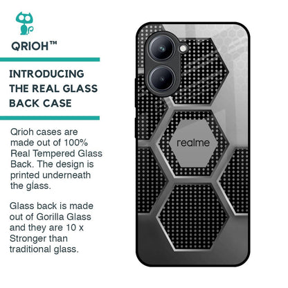 Hexagon Style Glass Case For Realme C33