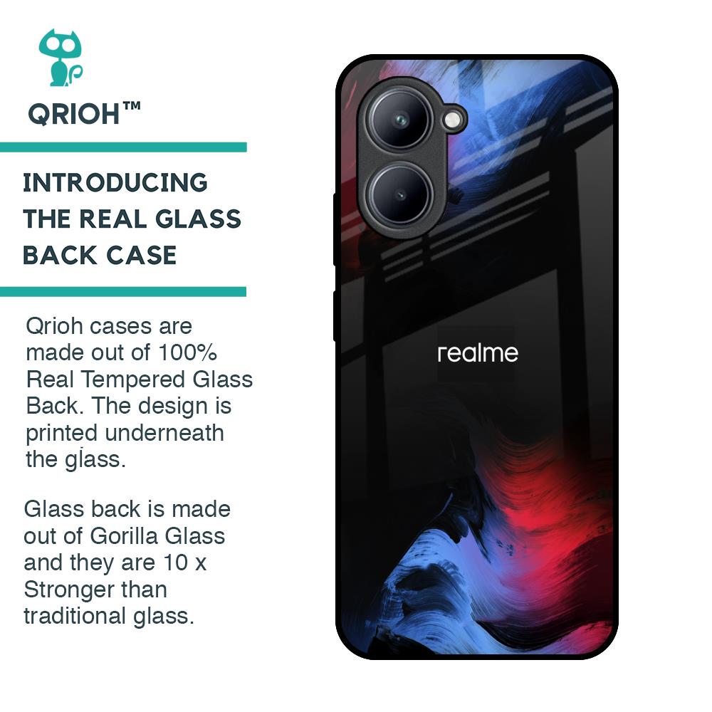 Fine Art Wave Glass Case for Realme C33