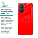 Blood Red Glass Case for Realme C33