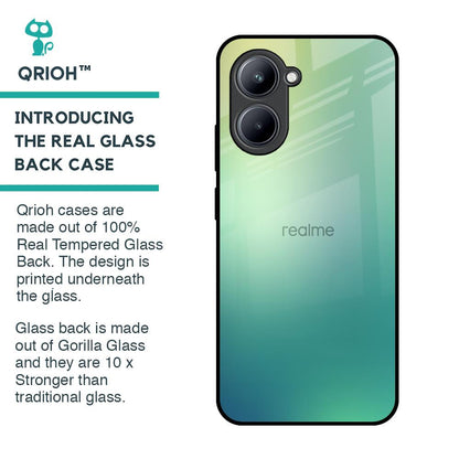 Dusty Green Glass Case for Realme C33
