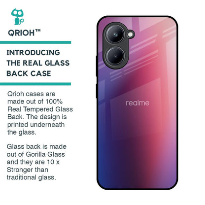 Multi Shaded Gradient Glass Case for Realme C33
