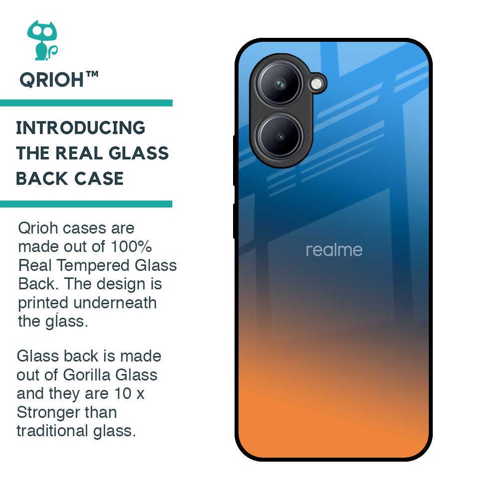 Sunset Of Ocean Glass Case for Realme C33