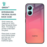 Sunset Orange Glass Case for Realme C33
