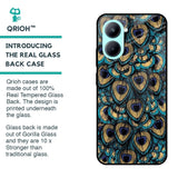 Peacock Feathers Glass case for Realme C33