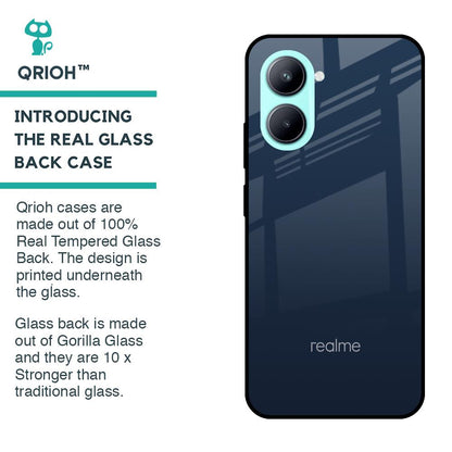 Overshadow Blue Glass Case For Realme C33