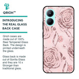 Shimmer Roses Glass case for Realme C33