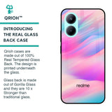 Colorful Waves Glass case for Realme C33