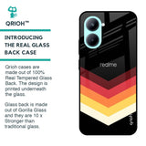 Abstract Arrow Pattern Glass Case For Realme C33