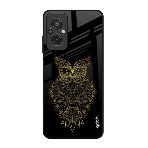 Golden Owl Redmi 11 Prime Glass Back Cover Online