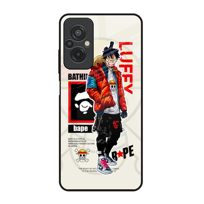 Bape Luffy Redmi 11 Prime Glass Back Cover Online