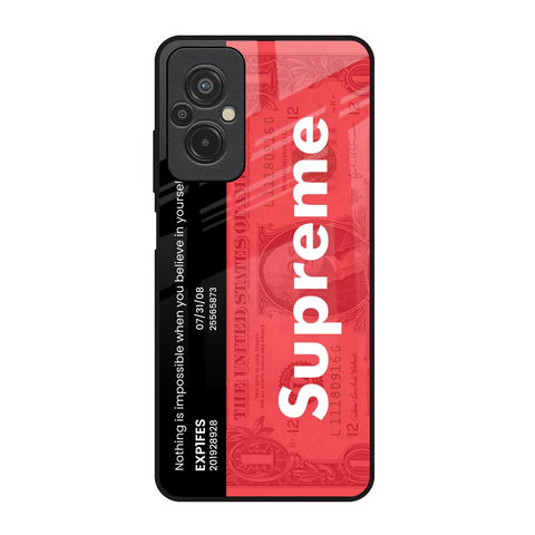 Supreme Ticket Redmi 11 Prime Glass Back Cover Online