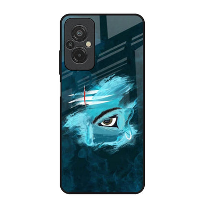 Power Of Trinetra Redmi 11 Prime Glass Back Cover Online