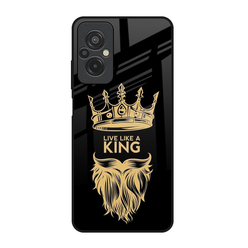 King Life Redmi 11 Prime Glass Back Cover Online