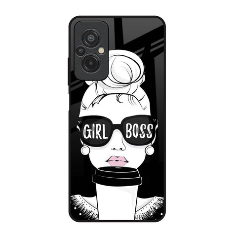 Girl Boss Redmi 11 Prime Glass Back Cover Online