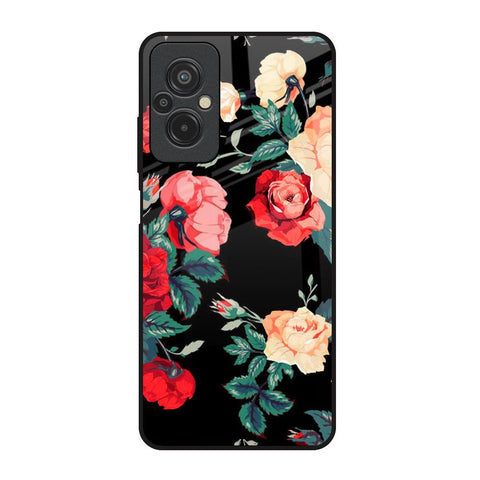 Floral Bunch Redmi 11 Prime Glass Back Cover Online