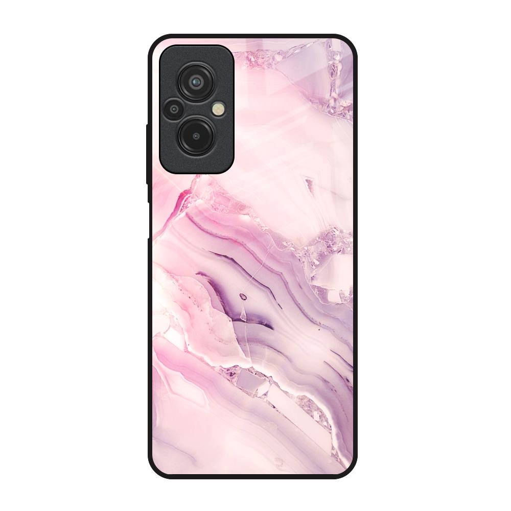Diamond Pink Gradient Redmi 11 Prime Glass Back Cover Online