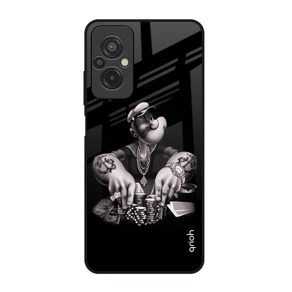 Gambling Problem Redmi 11 Prime Glass Back Cover Online