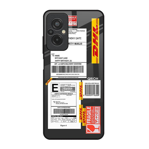 Cool Barcode Label Redmi 11 Prime Glass Back Cover Online