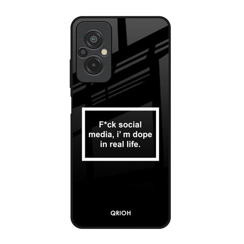 Dope In Life Redmi 11 Prime Glass Back Cover Online