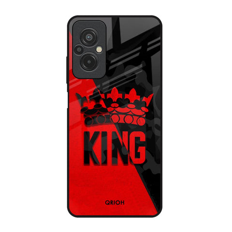 I Am A King Redmi 11 Prime Glass Back Cover Online