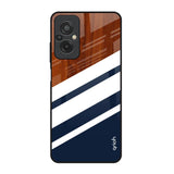 Bold Stripes Redmi 11 Prime Glass Back Cover Online