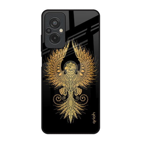 Mythical Phoenix Art Redmi 11 Prime Glass Back Cover Online