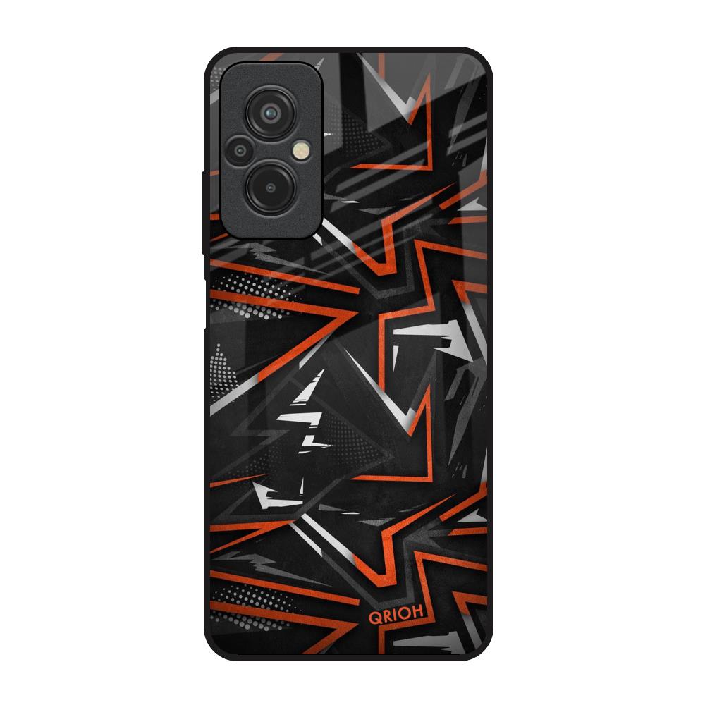 Vector Art Redmi 11 Prime Glass Back Cover Online