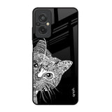 Kitten Mandala Redmi 11 Prime Glass Back Cover Online