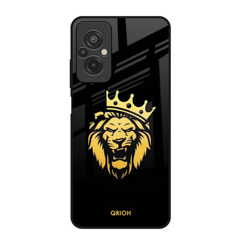 Lion The King Redmi 11 Prime Glass Back Cover Online