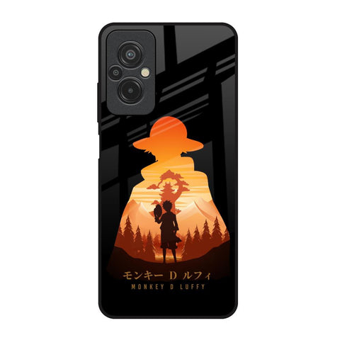 Luffy One Piece Redmi 11 Prime Glass Back Cover Online