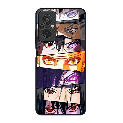 Anime Eyes Redmi 11 Prime Glass Back Cover Online