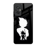 Monochrome Goku Redmi 11 Prime Glass Back Cover Online