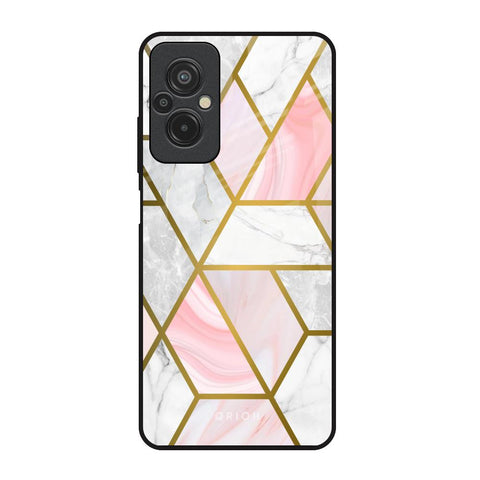 Geometrical Marble Redmi 11 Prime Glass Back Cover Online