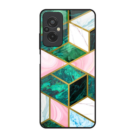 Seamless Green Marble Redmi 11 Prime Glass Back Cover Online