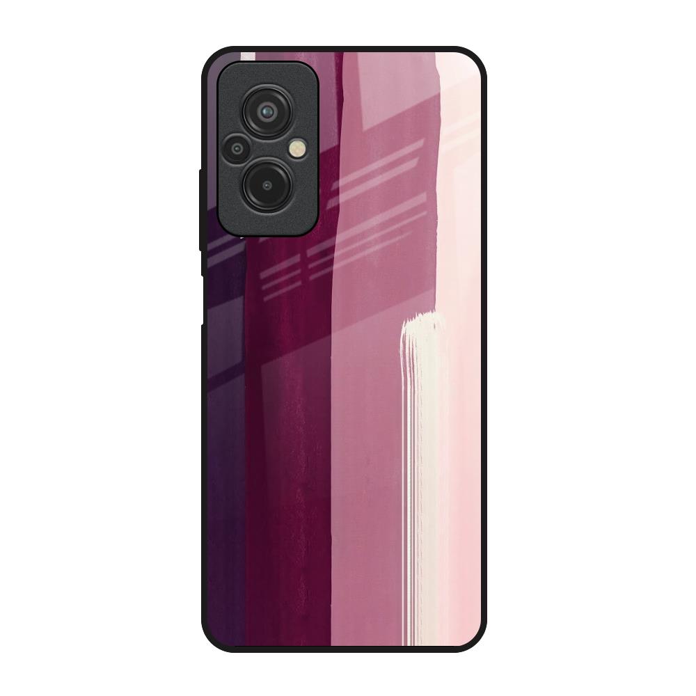 Brush Stroke Art Redmi 11 Prime Glass Back Cover Online