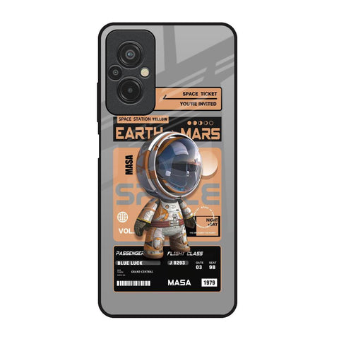 Space Ticket Redmi 11 Prime Glass Back Cover Online