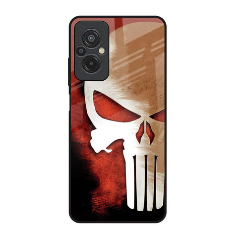 Red Skull Redmi 11 Prime Glass Back Cover Online