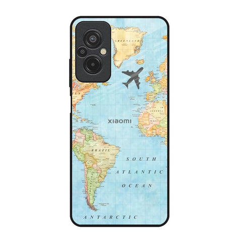 Fly Around The World Redmi 11 Prime Glass Back Cover Online