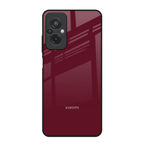 Classic Burgundy Redmi 11 Prime Glass Back Cover Online