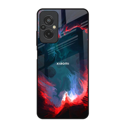 Brush Art Redmi 11 Prime Glass Back Cover Online
