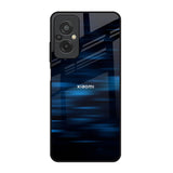 Blue Rough Abstract Redmi 11 Prime Glass Back Cover Online