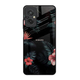 Tropical Art Flower Redmi 11 Prime Glass Back Cover Online