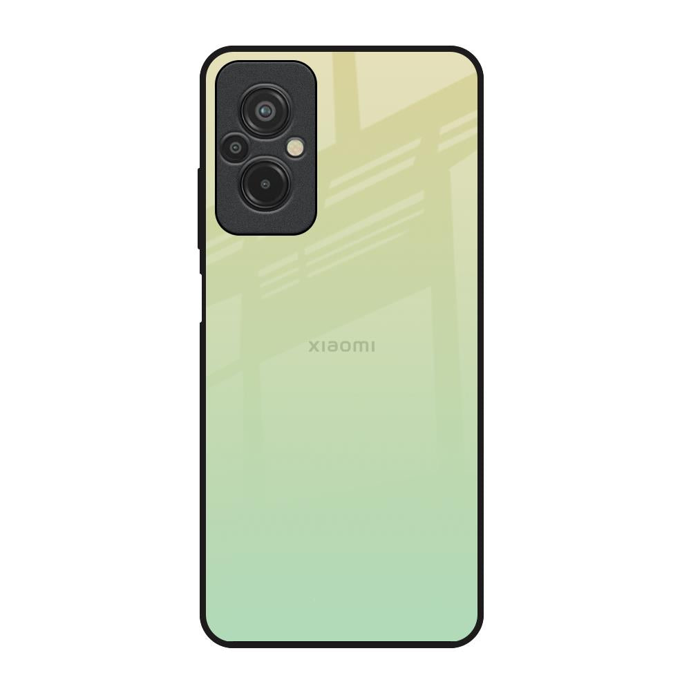 Mint Green Gradient Redmi 11 Prime Glass Back Cover Online