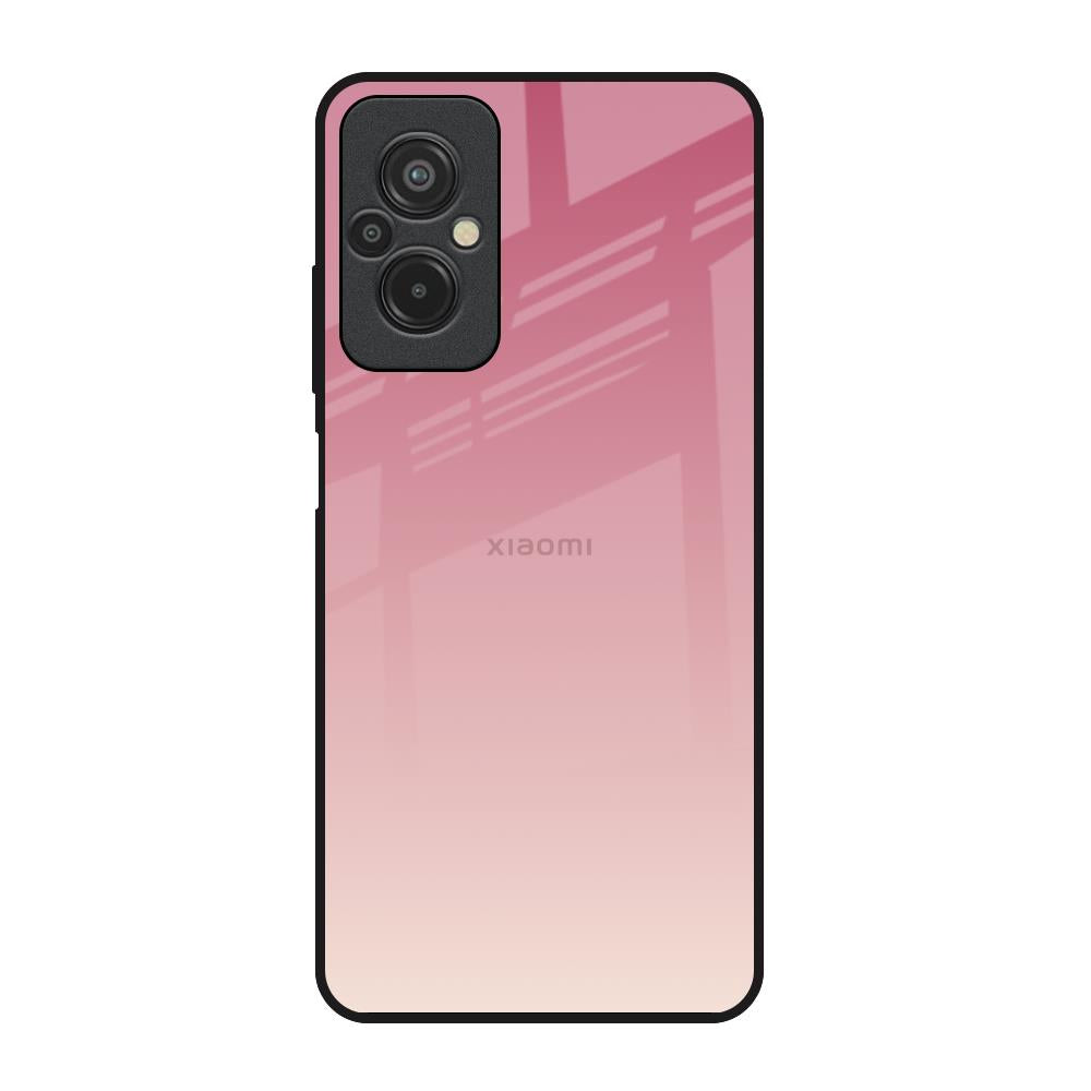 Blooming Pink Redmi 11 Prime Glass Back Cover Online