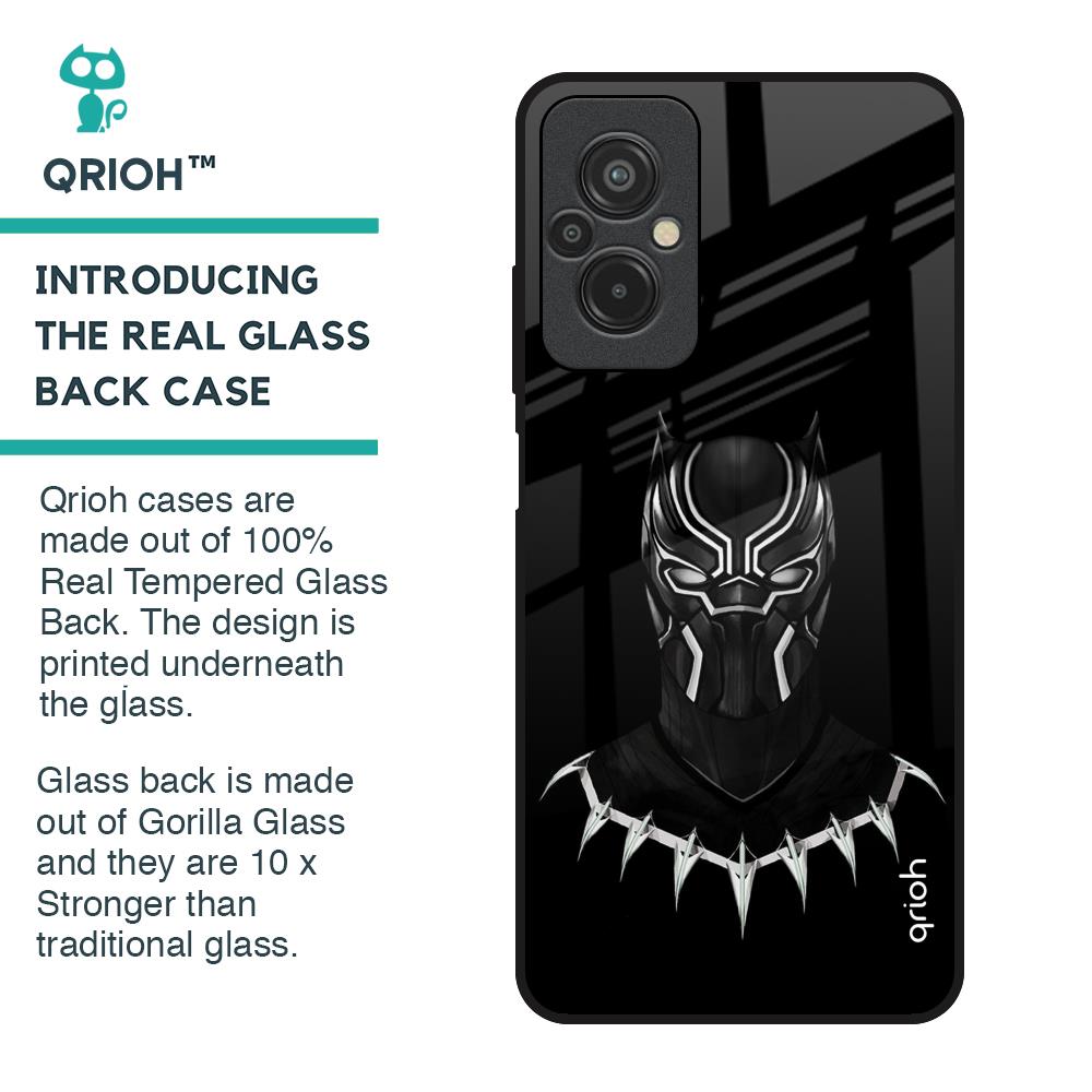 Dark Superhero Glass Case for Redmi 11 Prime