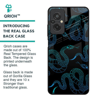 Serpentine Glass Case for Redmi 11 Prime