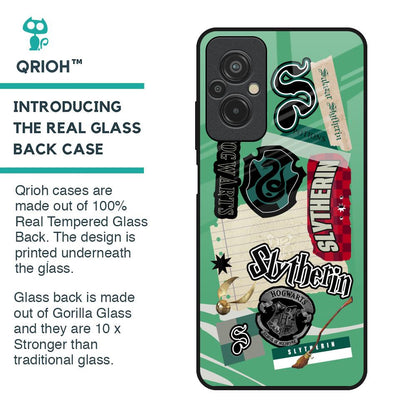 Slytherin Glass Case for Redmi 11 Prime